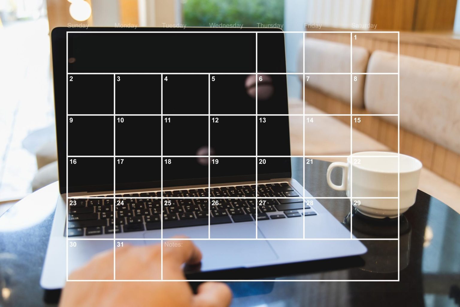 Przypomnienie o spotkaniu w kalendarzu i programie organizatora