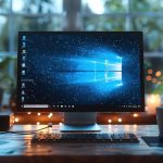 Komputer stacjonarny z interfejsem Windows