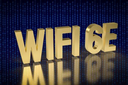 Wi-Fi 6e do renderowania koncepcji technologii 3d