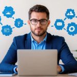 Fotostok przestrzeni roboczej do zarządzania zasobami cyfrowymi z współpracą w czasie rzeczywistym